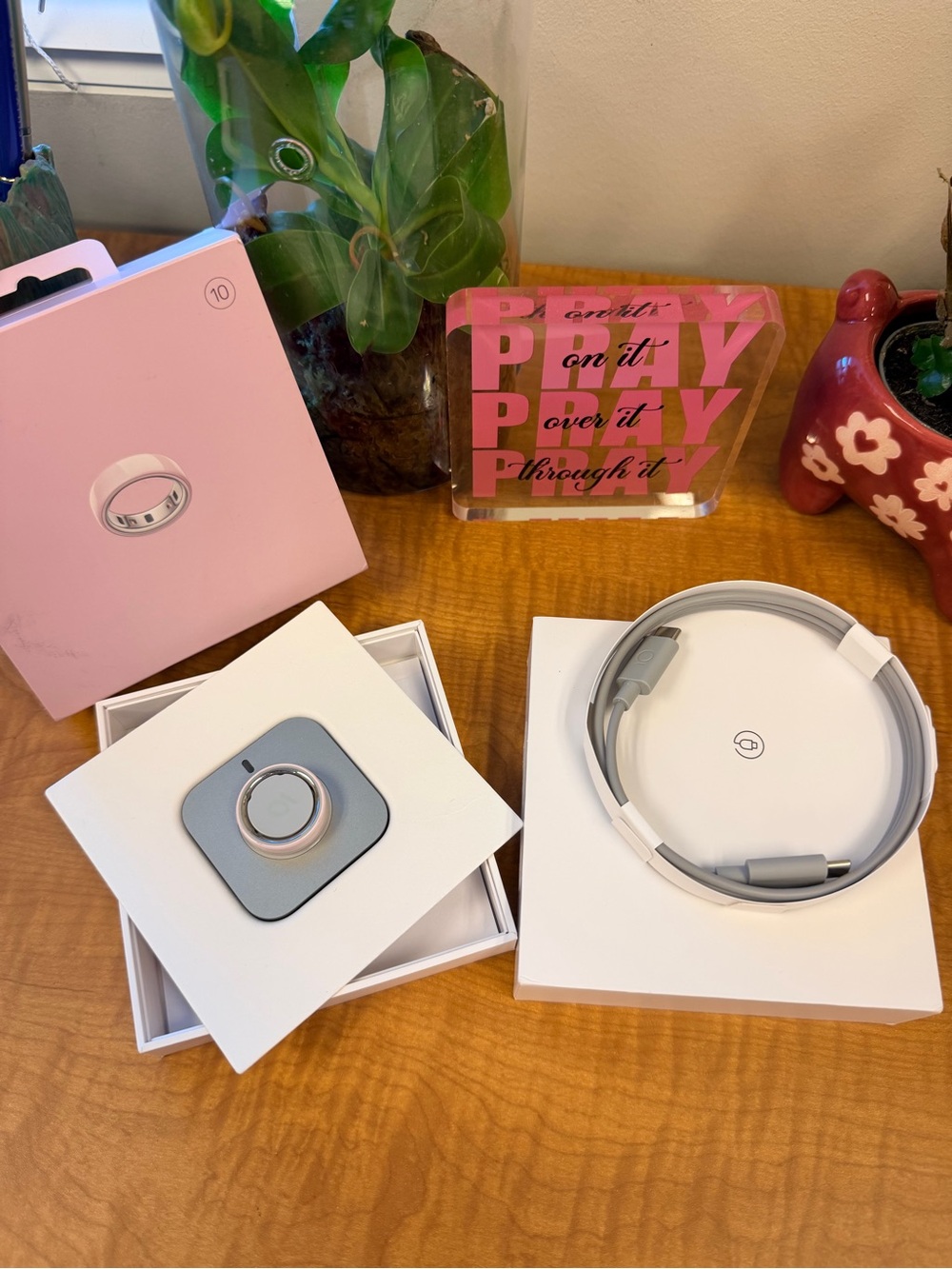 Petal Pink Gen 4 Oura ring-size 10